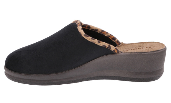 Hohe Hausschuhe für Damen mit Gummizug