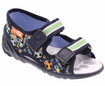 Kinder Textil Hausschuhe, Klettsandalen