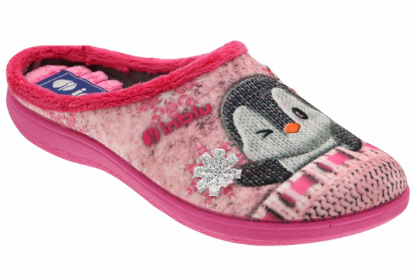 Damen Hausschuhe Hausschuhe Pinguin Schnee