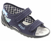 Kinder Textil Hausschuhe, Klettsandalen