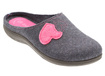 Damen Hausschuhe Hausschuhe Herzen Filz