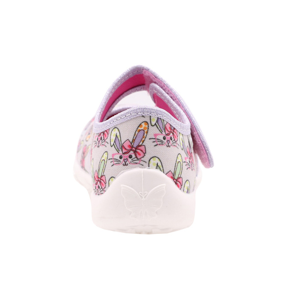 Kinder Hausschuhe Textilschuhe mit Klettverschluss