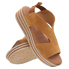 Damensandalen mit Gummiband