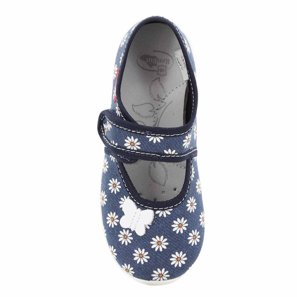 Kinder Hausschuhe Textilschuhe mit Klettverschluss