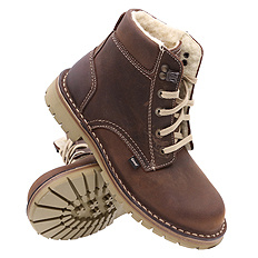 Isolierte Trapperstiefel für Herren im Winter