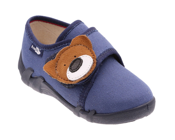 Kinder Hausschuhe Textilschuhe mit Klettverschluss