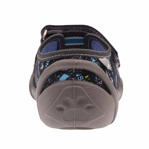 Kinder Textil Hausschuhe Sandalen mit Klettverschluss