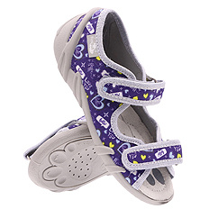 Kinder Textil Hausschuhe Sandalen mit Klettverschluss