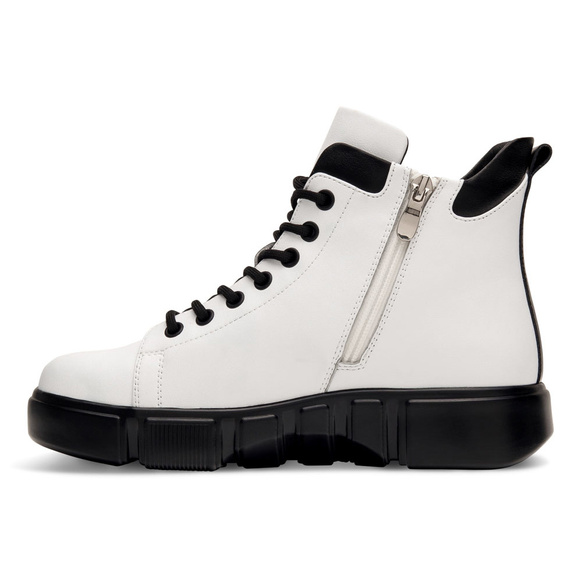 Damen Winterstiefel zum Schnüren mit Reißverschluss