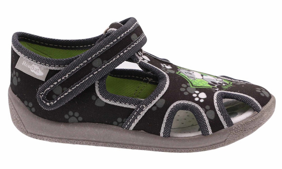 Kinder Hausschuhe Textilschuhe mit Klettverschluss