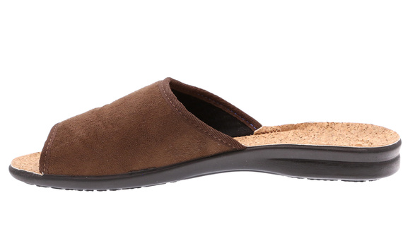 Offene Hausschuhe für Herren mit niedrigem Absatz