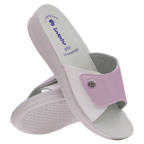 Medizinische Damen-Flip-Flops ohne Zehen, mit Klettverschluss