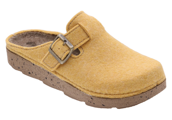 Damen Hausschuhe bequeme Hausschuhe Filz mit Schnalle