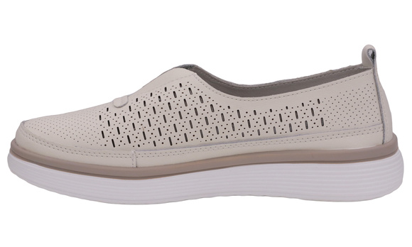 Damenschuhe durchbrochene Mokassins