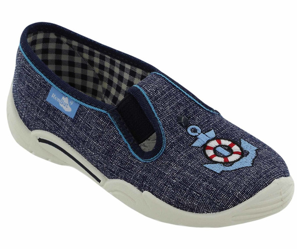 Kinderhausschuhe Textilschuhe mit Gummizug