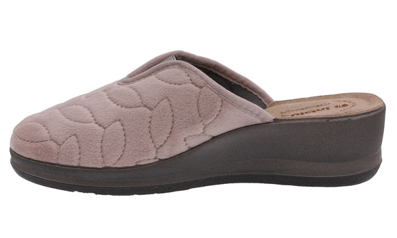 Hohe Hausschuhe für Damen mit Gummizug