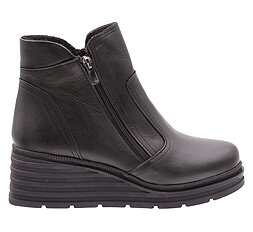 Damen Winterschuhe Stiefeletten mit Reißverschluss
