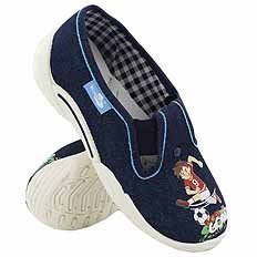 Kinderhausschuhe Textilschuhe mit Gummizug