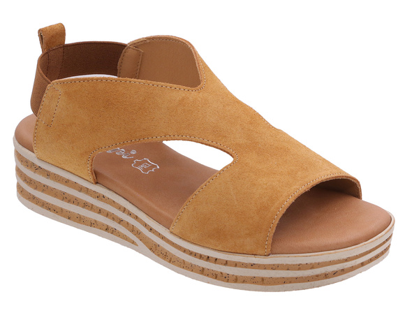 Damensandalen mit Gummiband