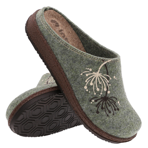 Damenpantoffeln bequeme Hausschuhe Filz