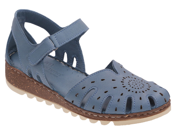 Prophylaxesandalen für Damen mit Vollklettverschluss