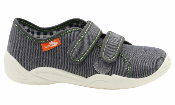 Kinder Hausschuhe Textilschuhe mit Klettverschluss