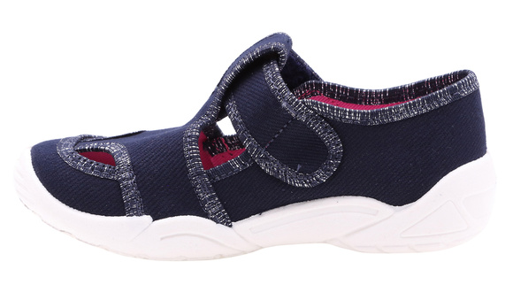 Kinder Hausschuhe Textilschuhe mit Klettverschluss