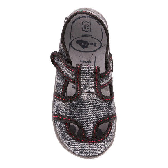 Kinder Hausschuhe Textilschuhe mit Klettverschluss