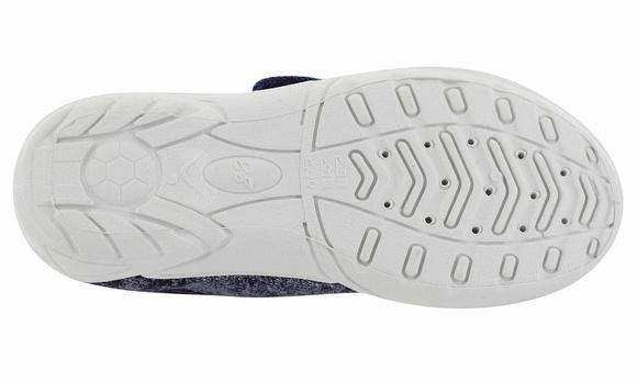 Kinder-Textilhausschuhe mit Klettverschluss