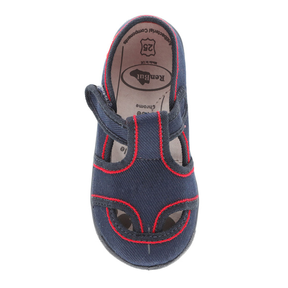 Kinder Hausschuhe Textilschuhe mit Klettverschluss