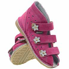 Kinder-Schutzpantoffeln mit Thomas-Absatz mit Klettverschluss