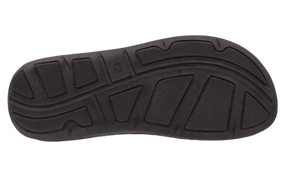 Herren-Hausschuhe, Schutz-Flip-Flops, Filz, Klettverschluss