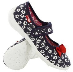 Kinder Hausschuhe Textilschuhe mit Klettverschluss