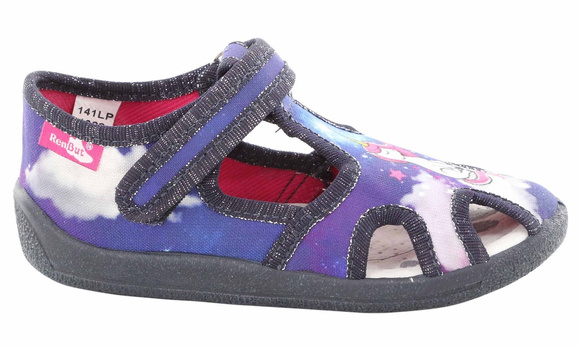 Kinder Hausschuhe Textilschuhe mit Klettverschluss