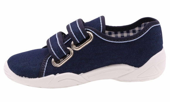 Kinder Hausschuhe Textilschuhe mit Klettverschluss