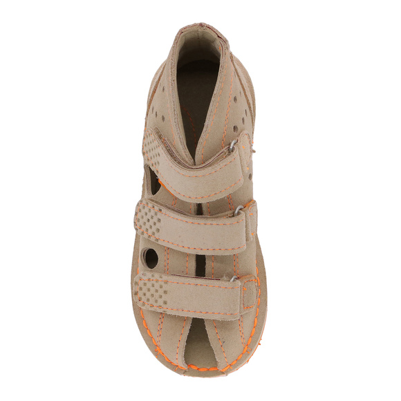 Kinder-Schutzpantoffeln mit Thomas-Absatz mit Klettverschluss