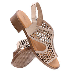 Durchbrochene Damensandalen