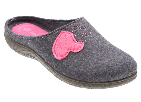 Damen Hausschuhe Hausschuhe Herzen Filz