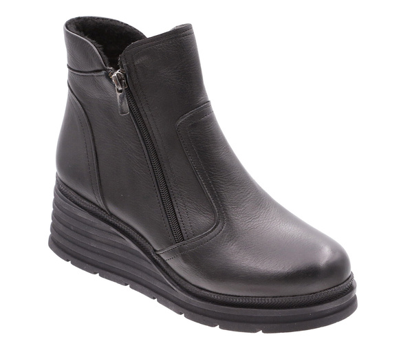 Damen Winterschuhe Stiefeletten mit Reißverschluss