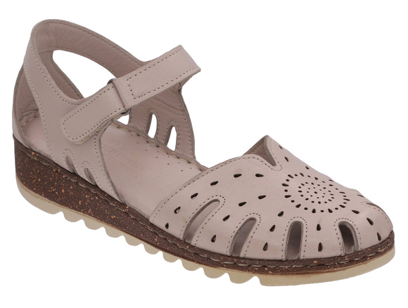 Prophylaxesandalen für Damen mit Vollklettverschluss