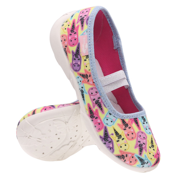 Kinderhausschuhe Textilschuhe mit Gummizug