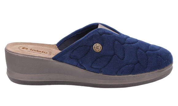 Hohe Hausschuhe für Damen mit Gummizug