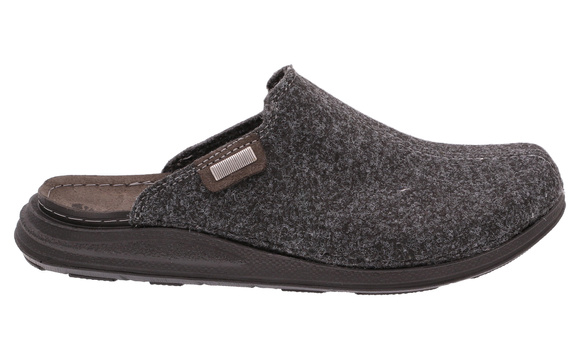 Herren-Hausschuhe, Schutz-Flip-Flops, Filz, Klettverschluss