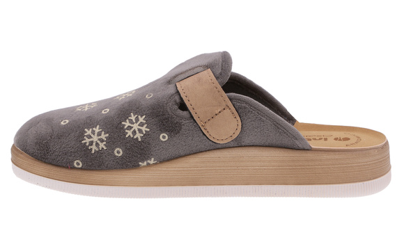 Damenpantoffeln warme Hausschuhe Schneebälle