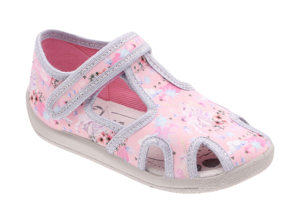 Kinder Hausschuhe Textilschuhe mit Klettverschluss