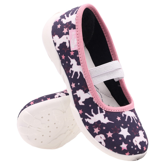 Kinderhausschuhe Textilschuhe mit Gummizug