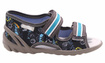 Kinder Textil Hausschuhe, Klettsandalen