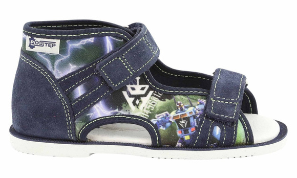 Kinder-Schutzpantoffeln Transformers-Motiv mit Klettverschluss