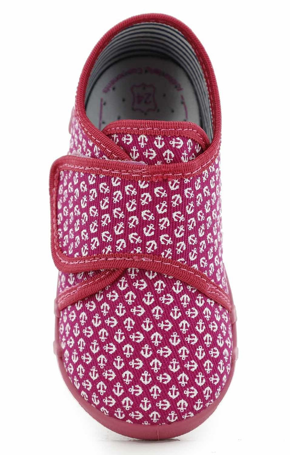 Kinder Hausschuhe Textilschuhe mit Klettverschluss