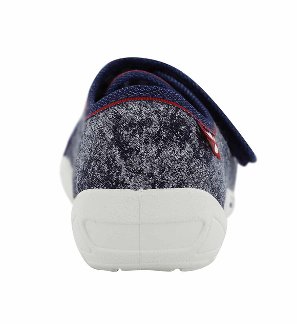 Kinder-Textilhausschuhe mit Klettverschluss